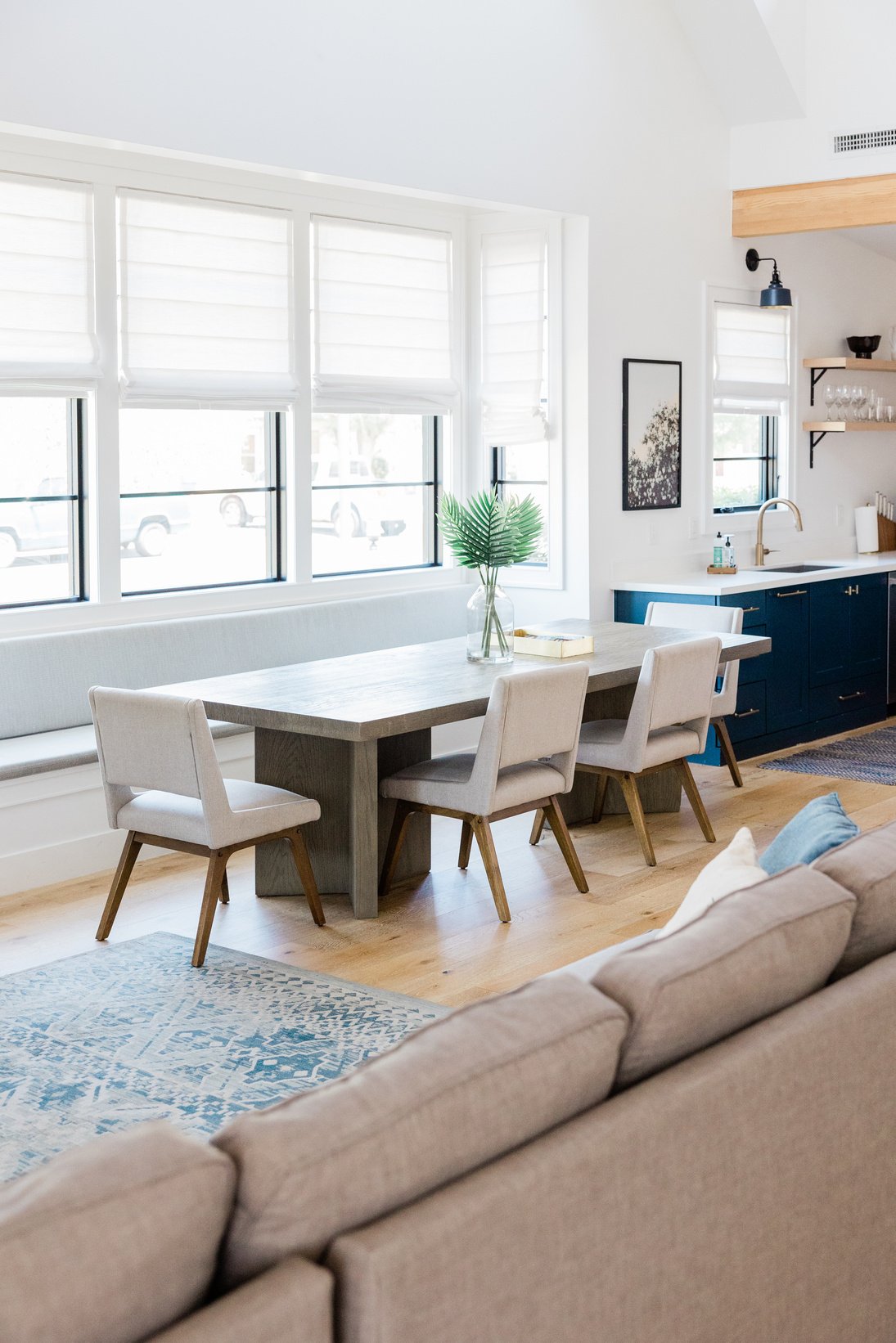 Dining Table and Sofa in a House